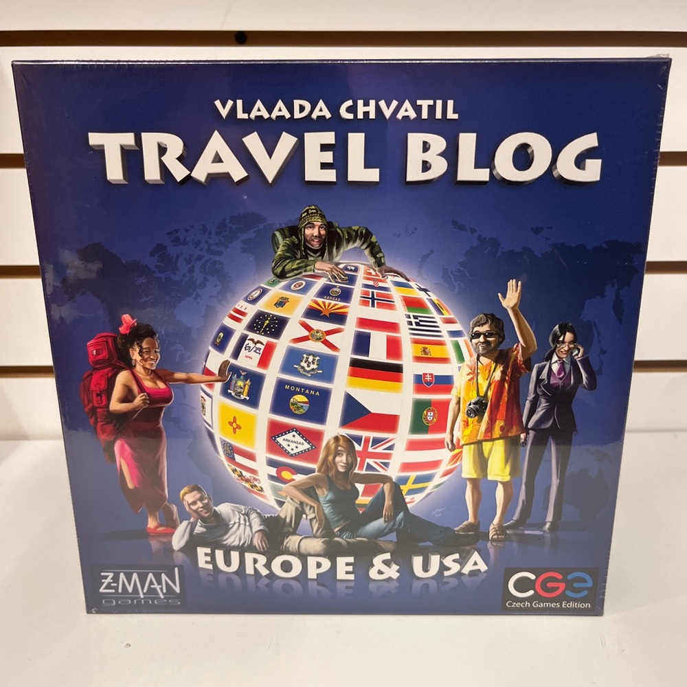 Z-Man Games - Travel Blog Europe and USA - Board Game - Ages 8+ - 2-6 Players